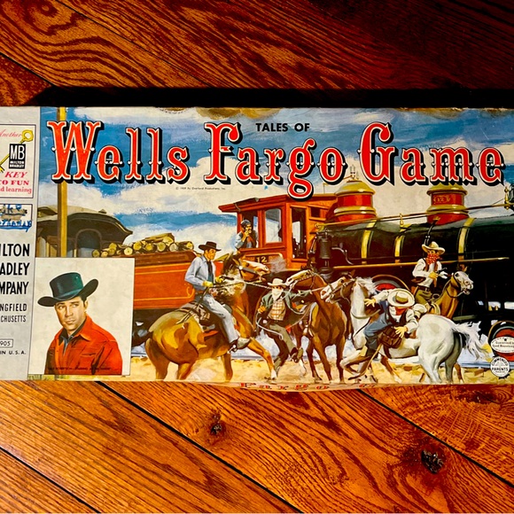 Vintage 1956 Tales of Wells Fargo Board game *Complete* - Picture 3 of 9